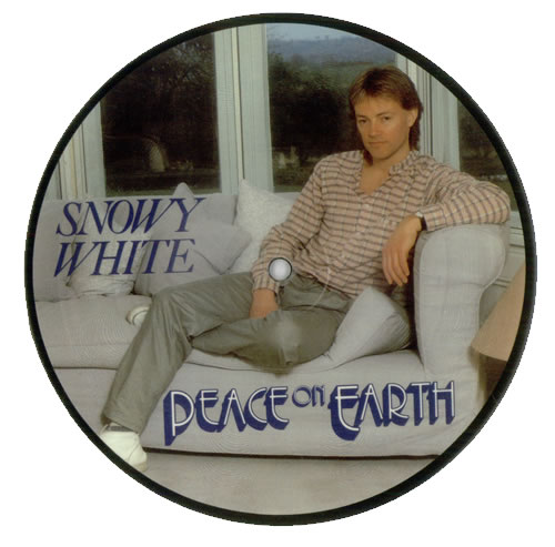 Snowy White Peace On Earth 7" vinyl picture disc (7 inch picture disc single) UK SN07PPE537405