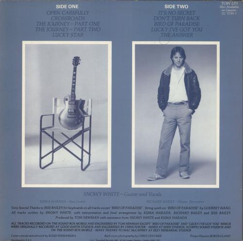 Snowy White White Flames vinyl LP album (LP record) UK SN0LPWH741223