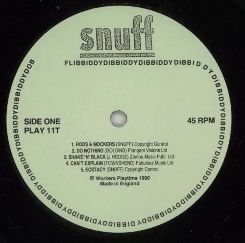 Snuff Flibbiddydibbiddydob vinyl LP album (LP record) UK SNFLPFL284692