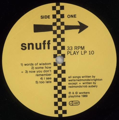 Snuff Snuffsaidgorblimey... vinyl LP album (LP record) UK SNFLPSN284736