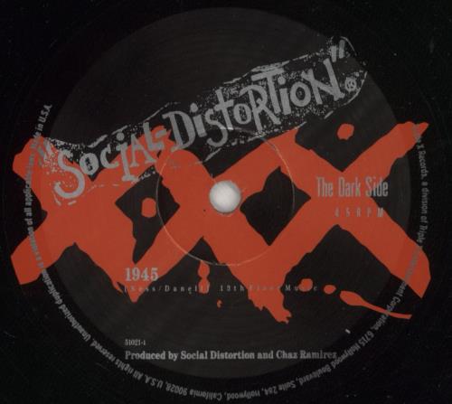Social Distortion 1945 vinyl LP album (LP record) US SD6LP718228