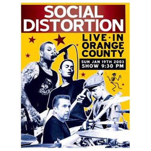 Social Distortion Live In Orange County DVD UK SD6DDLI425527