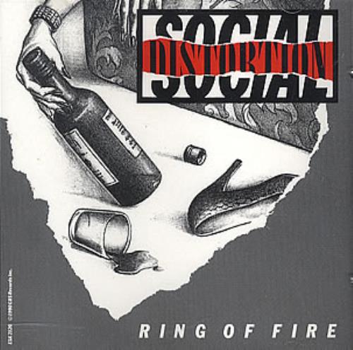 Social Distortion Ring Of Fire CD single (CD5 / 5") US SD6C5RI353059