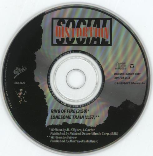 Social Distortion Ring Of Fire CD single (CD5 / 5") US SD6C5RI353059
