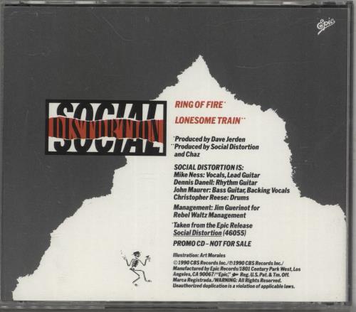 Social Distortion Ring Of Fire CD single (CD5 / 5") US SD6C5RI353059