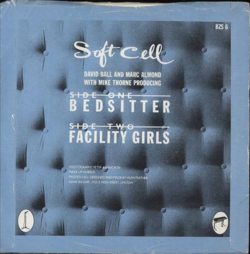 Soft Cell Bedsitter 7" vinyl single (7 inch record / 45) UK SOF07BE92677