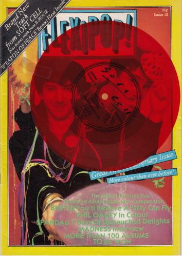 Soft Cell Flexipop! Magazine No. 12 + Red 7" Flexi & Bonus Flexi magazine UK SOFMAFL172845
