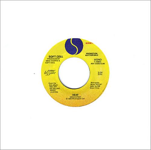 Soft Cell Heat 7" vinyl single (7 inch record / 45) US SOF07HE350298