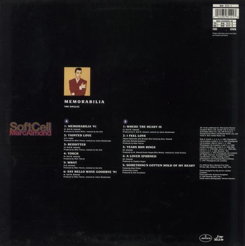 Soft Cell Memorabilia - The Singles - EX vinyl LP album (LP record) UK SOFLPME136507
