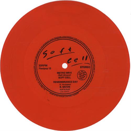 Soft Cell Metro Mr X - Red 7" vinyl single (7 inch record / 45) UK SOF07ME07281