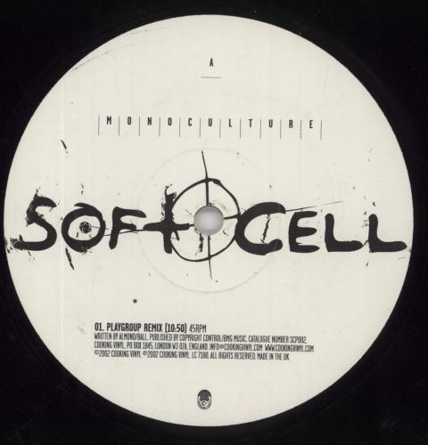 Soft Cell Monoculture 12" vinyl single (12 inch record / Maxi-single) UK SOF12MO223703