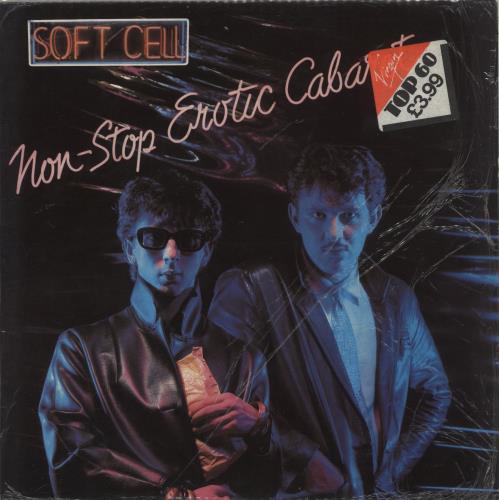 Soft Cell Non-Stop Erotic Cabaret - shrink vinyl LP album (LP record) UK SOFLPNO875007