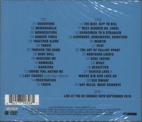 Soft Cell Say Hello, Wave Goodbye 3-disc CD/DVD Set UK SOF3DSA730248