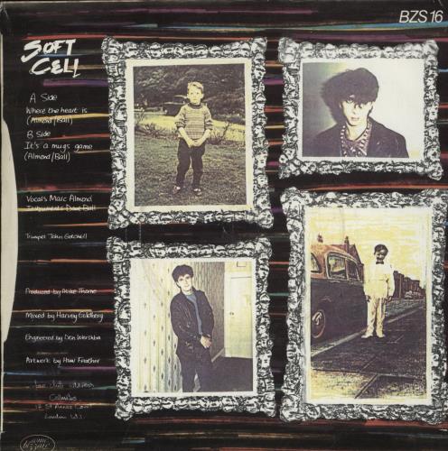 Soft Cell Where The Heart Is 7" vinyl single (7 inch record / 45) UK SOF07WH109726