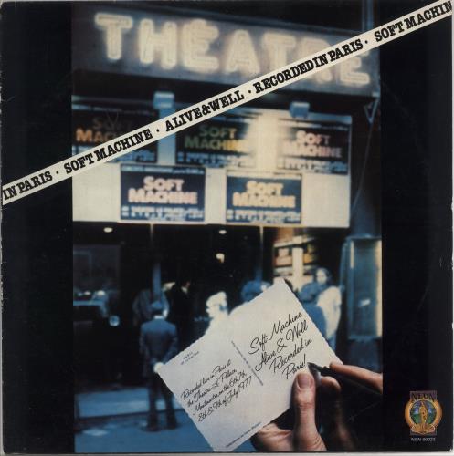 Soft Machine Alive And Well - Recorded In Paris vinyl LP album (LP record) Italian SFTLPAL727084