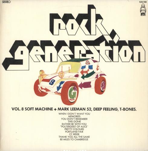 Soft Machine Rock Generation Vol VIII vinyl LP album (LP record) French SFTLPRO344861