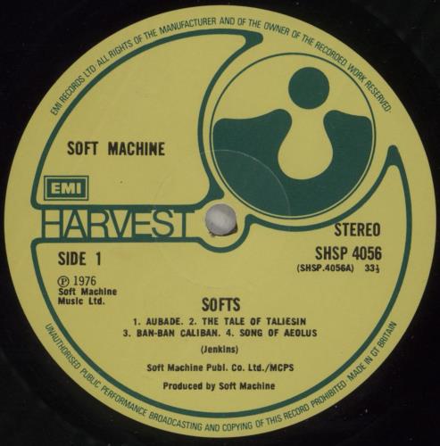 Soft Machine Softs - EX vinyl LP album (LP record) UK SFTLPSO62441
