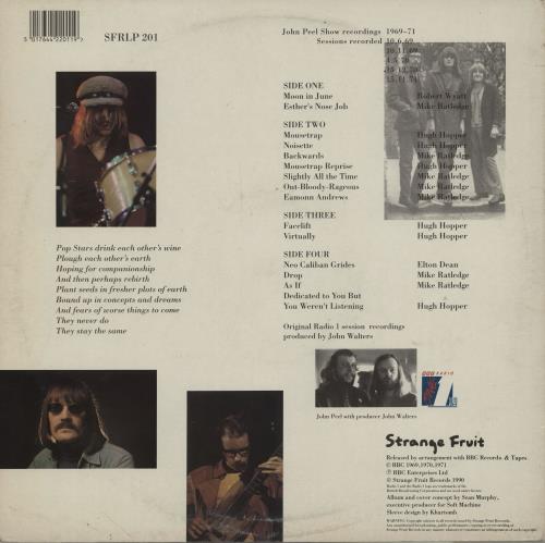 Soft Machine The Peel Sessions 2-LP vinyl record set (Double LP Album) UK SFT2LTH756740