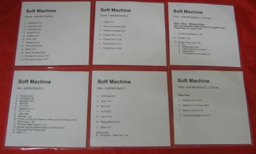 Soft Machine Third, Fourth, Fifth, Six & Seven CD-R acetate UK SFTCRTH392367