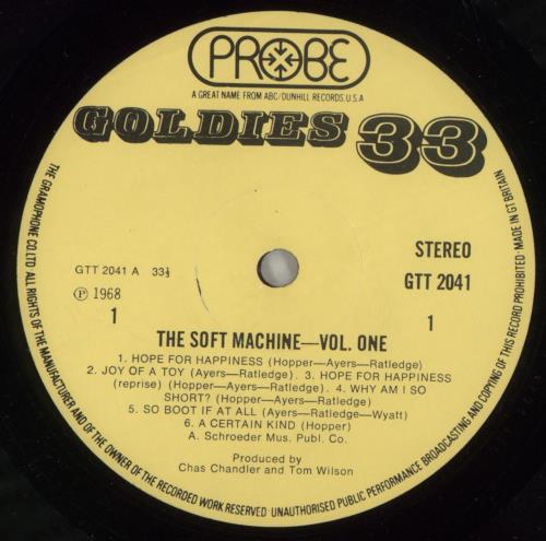 Soft Machine Volumes One & Two 2-LP vinyl record set (Double LP Album) UK SFT2LVO597445