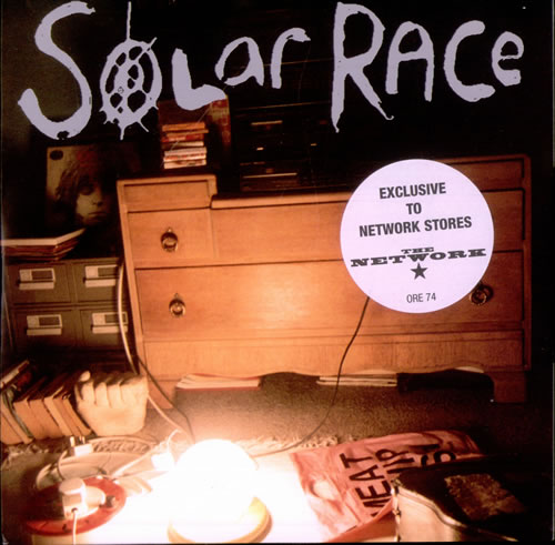 Solar Race Not Here 7" vinyl single (7 inch record / 45) UK RRA07NO502348