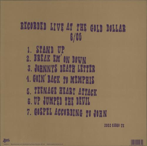 Soledad Brothers Live At The Gold Dollar vinyl LP album (LP record) UK EDALPLI772016