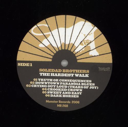 Soledad Brothers The Hardest Walk vinyl LP album (LP record) Spanish EDALPTH863902