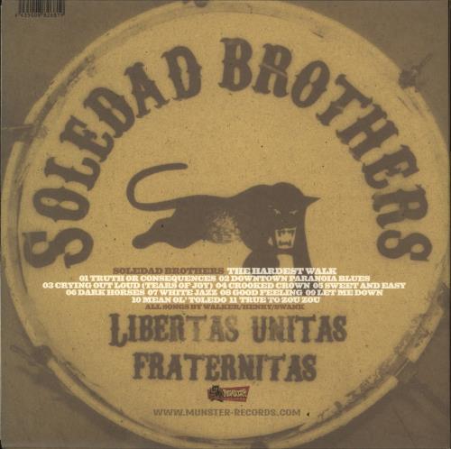 Soledad Brothers The Hardest Walk vinyl LP album (LP record) Spanish EDALPTH863902