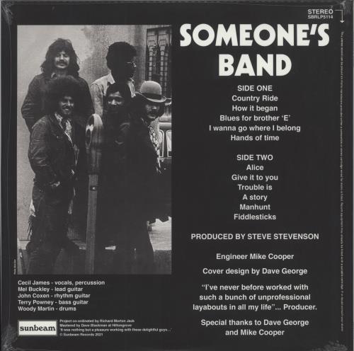 Someone's Band Someone's Band - RSD21 - 180gm Vinyl - Sealed vinyl LP album (LP record) UK 4SQLPSO789000