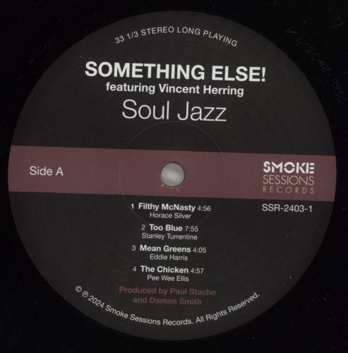 Something Else! Soul Jazz vinyl LP album (LP record) US 9U4LPSO875976