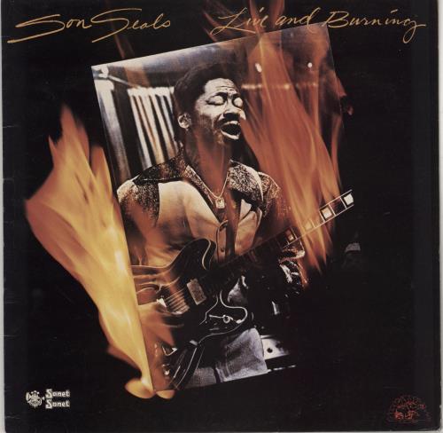 Son Seals Live And Burning vinyl LP album (LP record) UK U7ULPLI767275