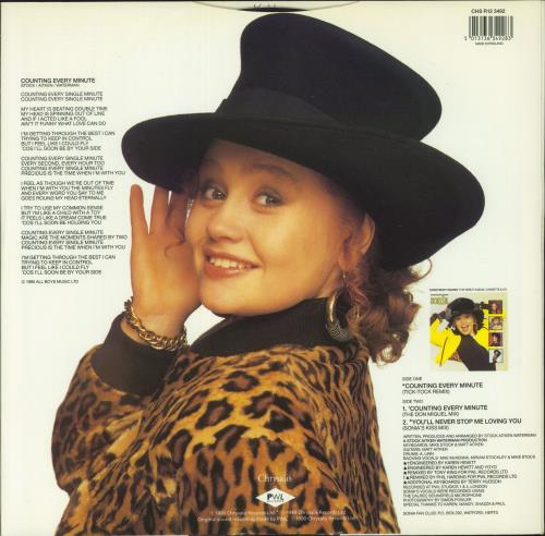 Sonia Counting Every Minute - Tick Tock Remix 12" vinyl single (12 inch record / Maxi-single) UK SNI12CO44781