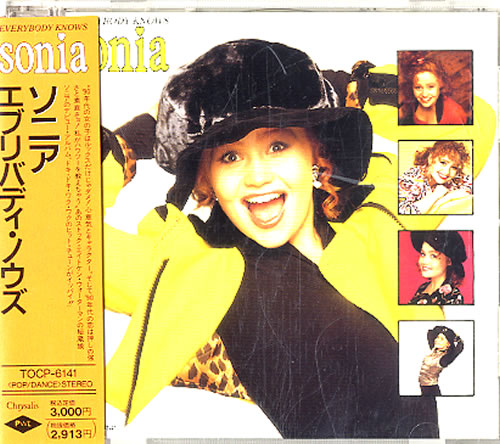 Sonia Everybody Knows + Obi CD album (CDLP) Japanese SNICDEV220636