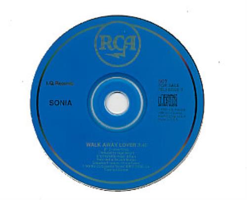 Sonia Walk Away Lover CD single (CD5 / 5") US SNIC5WA78853