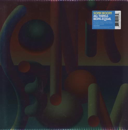 Sonic Boom All Things Being Equal - Black Vinyl + Inserts vinyl LP album (LP record) UK SNBLPAL872365