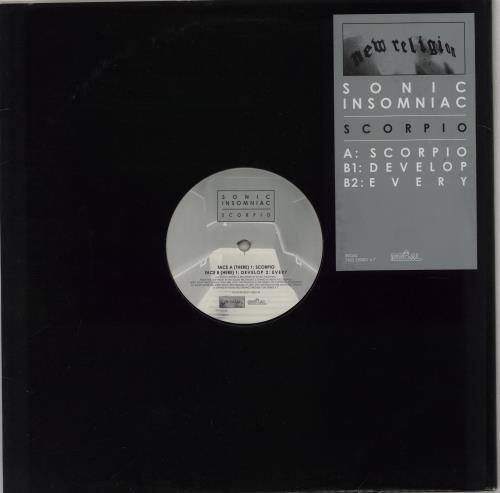 Sonic Insomniac Scorpio 12" vinyl single (12 inch record / Maxi-single) UK 27Z12SC763348