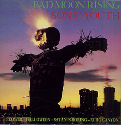 Sonic Youth Bad Moon Rising CD album (CDLP) UK S-YCDBA335083