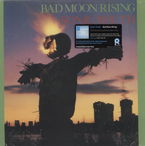 Sonic Youth Bad Moon Rising vinyl LP album (LP record) US S-YLPBA867255
