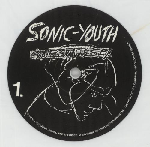 Sonic Youth Confusion Is Sex vinyl LP album (LP record) US S-YLPCO867266