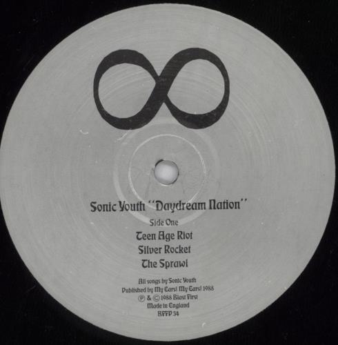 Sonic Youth Daydream Nation - VG 2-LP vinyl record set (Double LP Album) UK S-Y2LDA820483