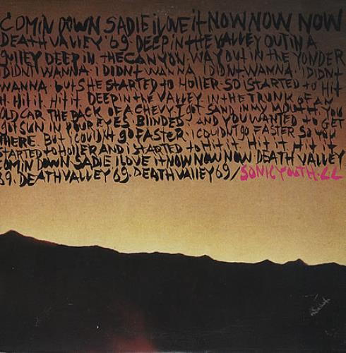 Sonic Youth Death Valley '69 7" vinyl single (7 inch record / 45) UK S-Y07DE391828