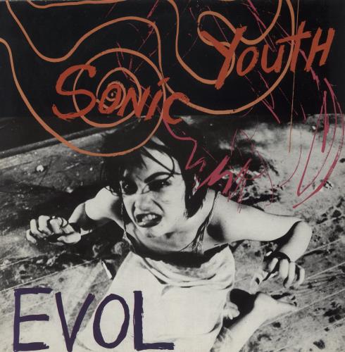 Sonic Youth Evol - EX vinyl LP album (LP record) UK S-YLPEV884184