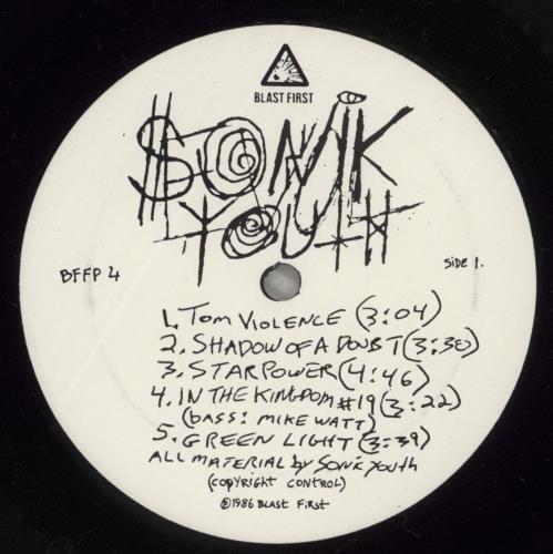 Sonic Youth Evol - EX vinyl LP album (LP record) UK S-YLPEV884184