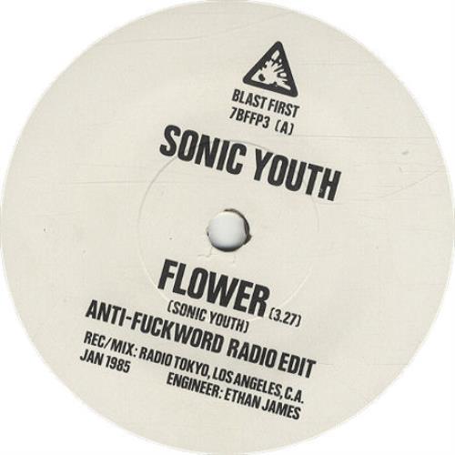 Sonic Youth Flower 7" vinyl single (7 inch record / 45) UK S-Y07FL440460