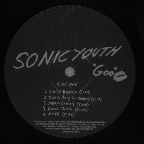 Sonic Youth Goo - 180gm vinyl LP album (LP record) UK S-YLPGO786307