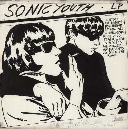 Sonic Youth Goo - Autographed vinyl LP album (LP record) German S-YLPGO871837