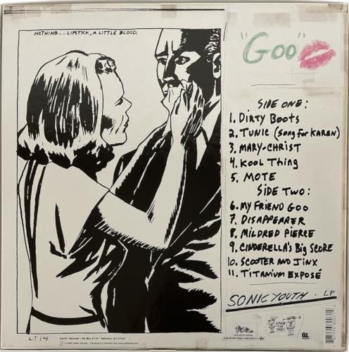 Sonic Youth Goo 4-LP vinyl album record set US S-Y4LGO811199
