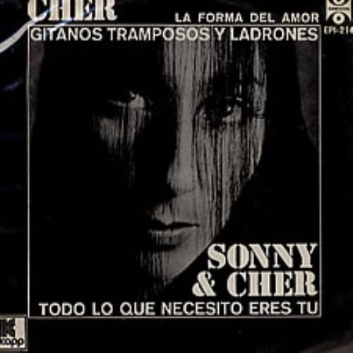 Sonny & Cher Gitanos Tramposos Y Ladrones EP 7" vinyl single (7 inch record / 45) Mexican S+C07GI248327