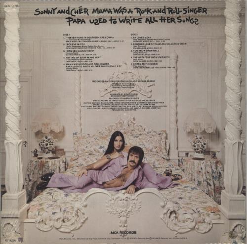 Sonny & Cher Mama Was A Rock And Roll Singer Papa Used To Write All Her Songs - Sealed vinyl LP album (LP record) US S+CLPMA880135