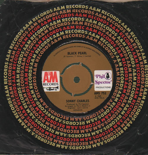 Sonny Charles Black Pearl 7" vinyl single (7 inch record / 45) UK VZ907BL636429